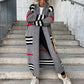 Elegant stribet cardigan: komfort og stil sikret 